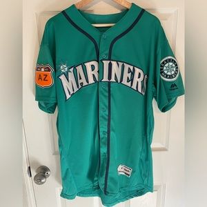 Seattle Mariners Men’s Baseball Jersey Felix Hernandez- Spring training- XL